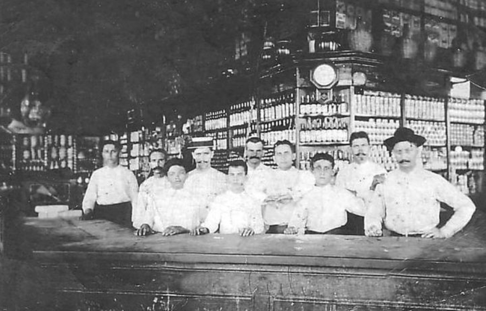 Interior of a Galician-run grocery shop in Havana